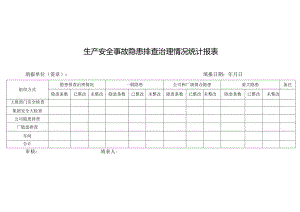 生产安全事故隐患排查治理情况统计报表.docx