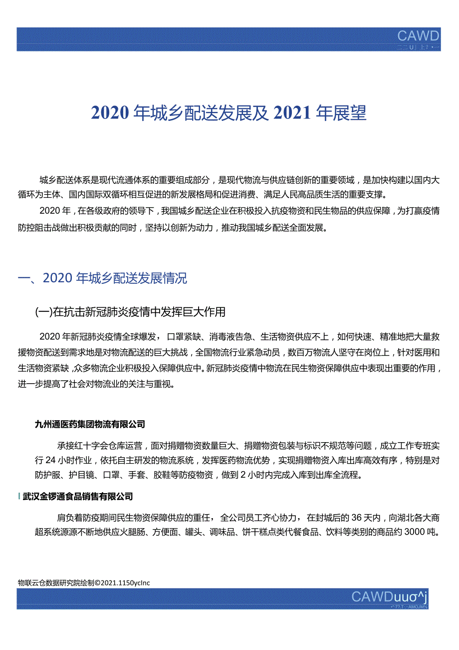 物联云仓-2020年城乡配送发展及2021年展望-12正式版.docx_第1页