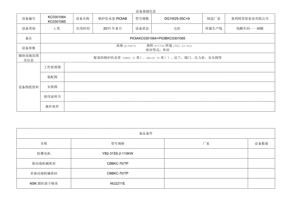 锅炉给水泵P101AB.docx_第1页