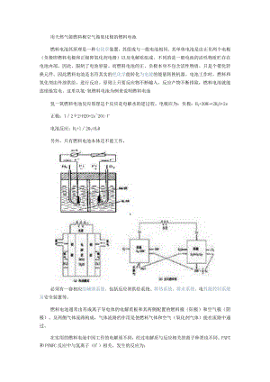 用天然气做燃料极空气做氧化极的燃料电池.docx