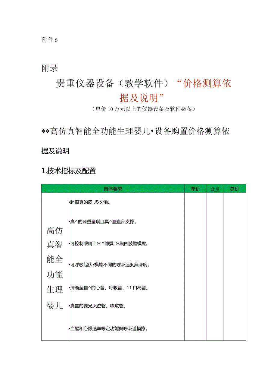 高仿真智能全功能生理婴儿论证报告.docx_第1页