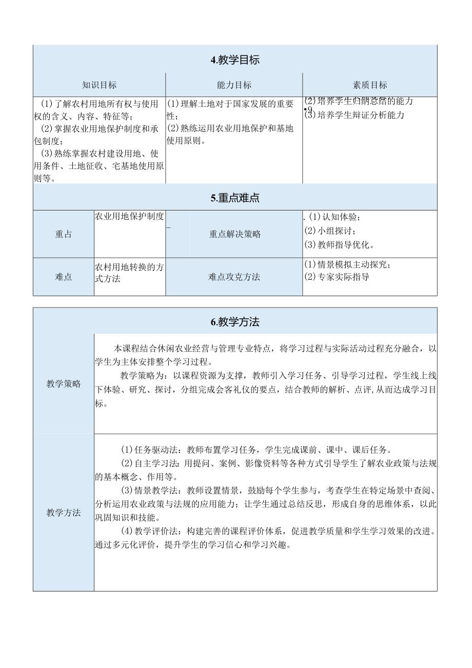 农业政策与法规任务三教案：农村用地政策与法规.docx_第3页