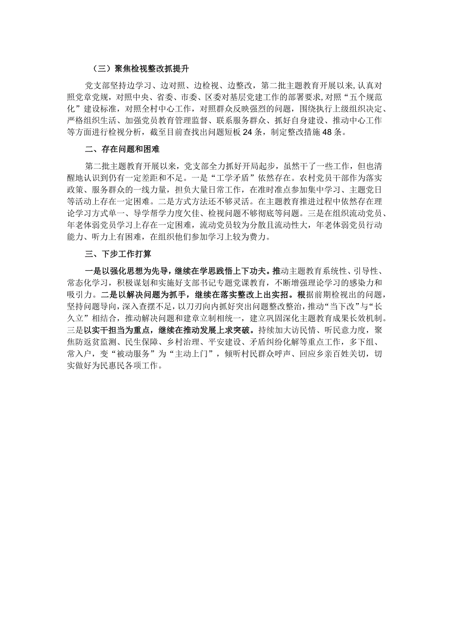 党支部关于主题教育自评报告.docx_第2页