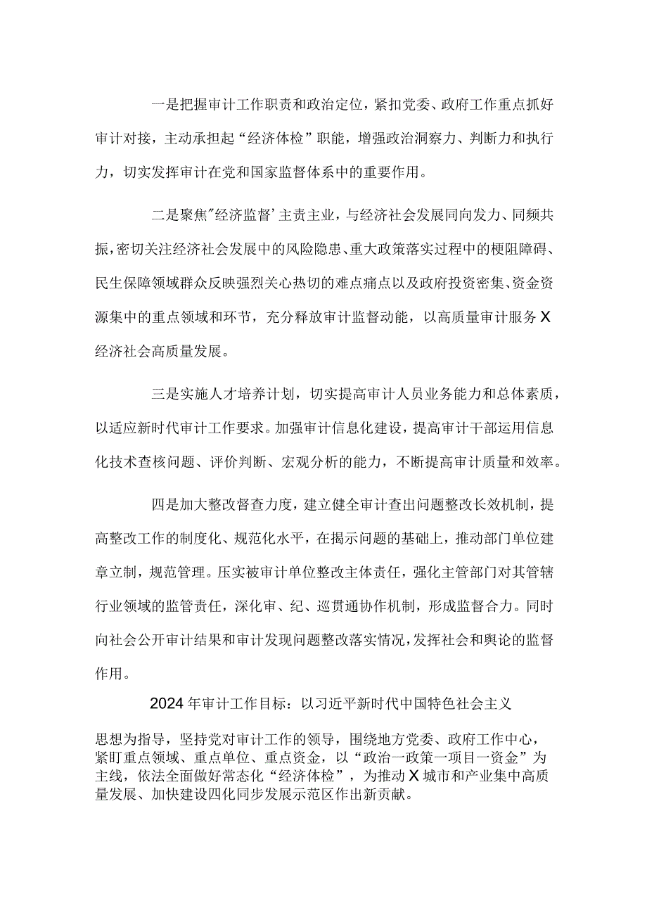 市审计局2024年审计工作形势分析及工作打算.docx_第2页