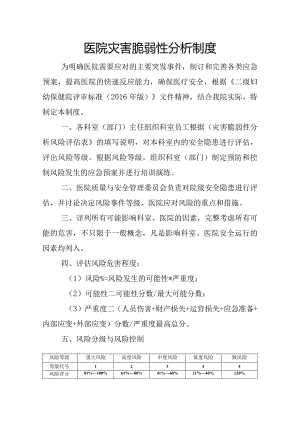 医院灾害脆弱性分析制度.docx