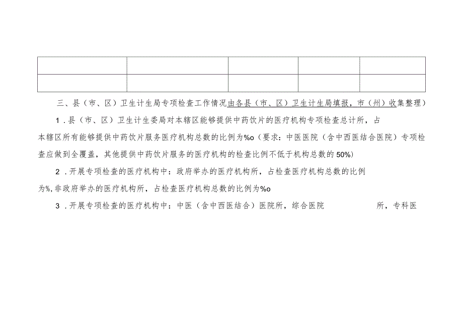 甘肃省医疗机构中药饮片管理专项检查工作统计表.docx_第3页