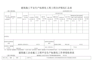 建筑施工安全项目自评材料.docx