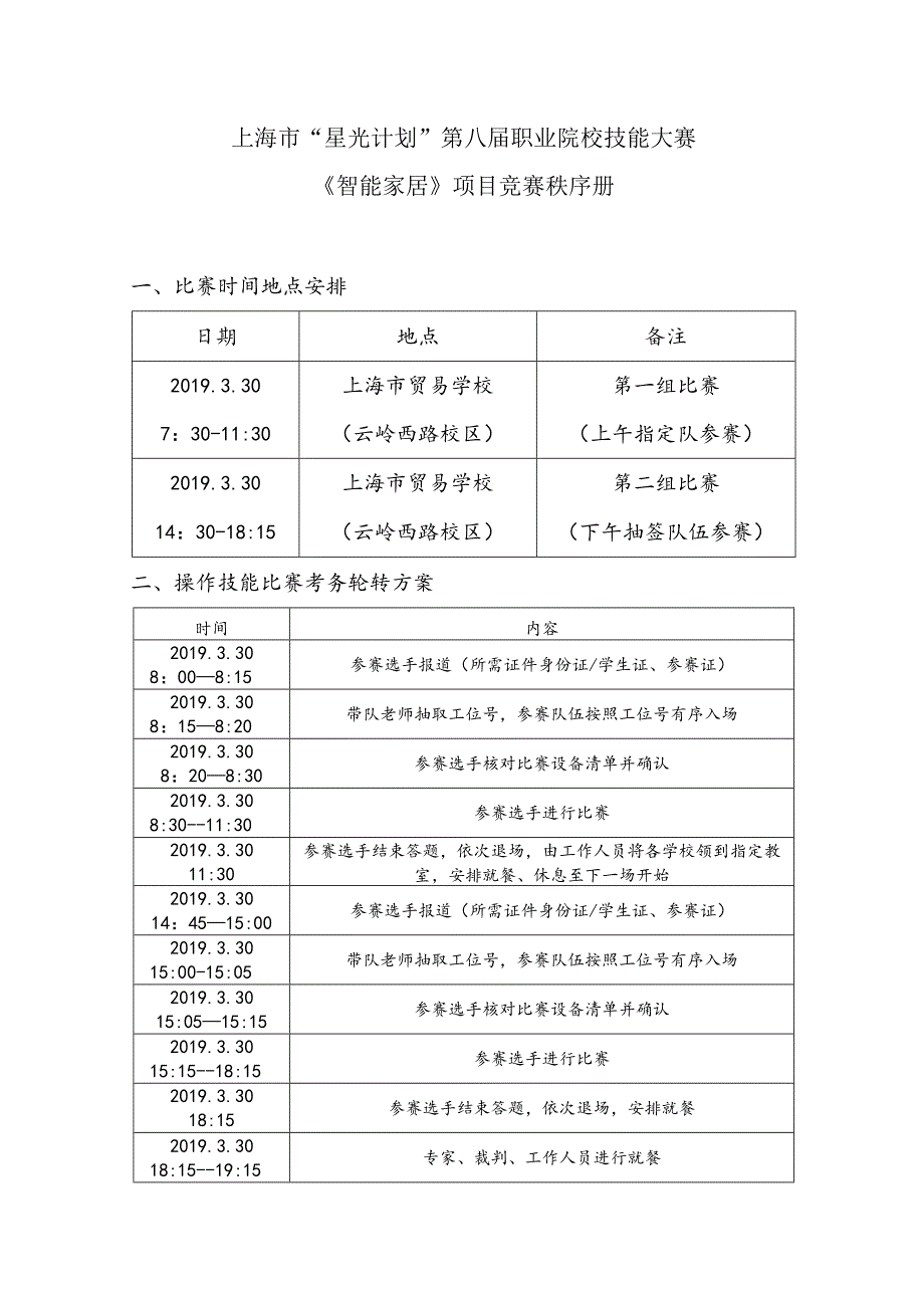 上海市“星光计划”第八届职业院校技能大赛《智能家居》.docx_第2页