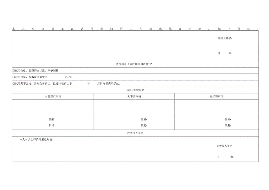 员工试用期满绩效考核表.docx_第2页