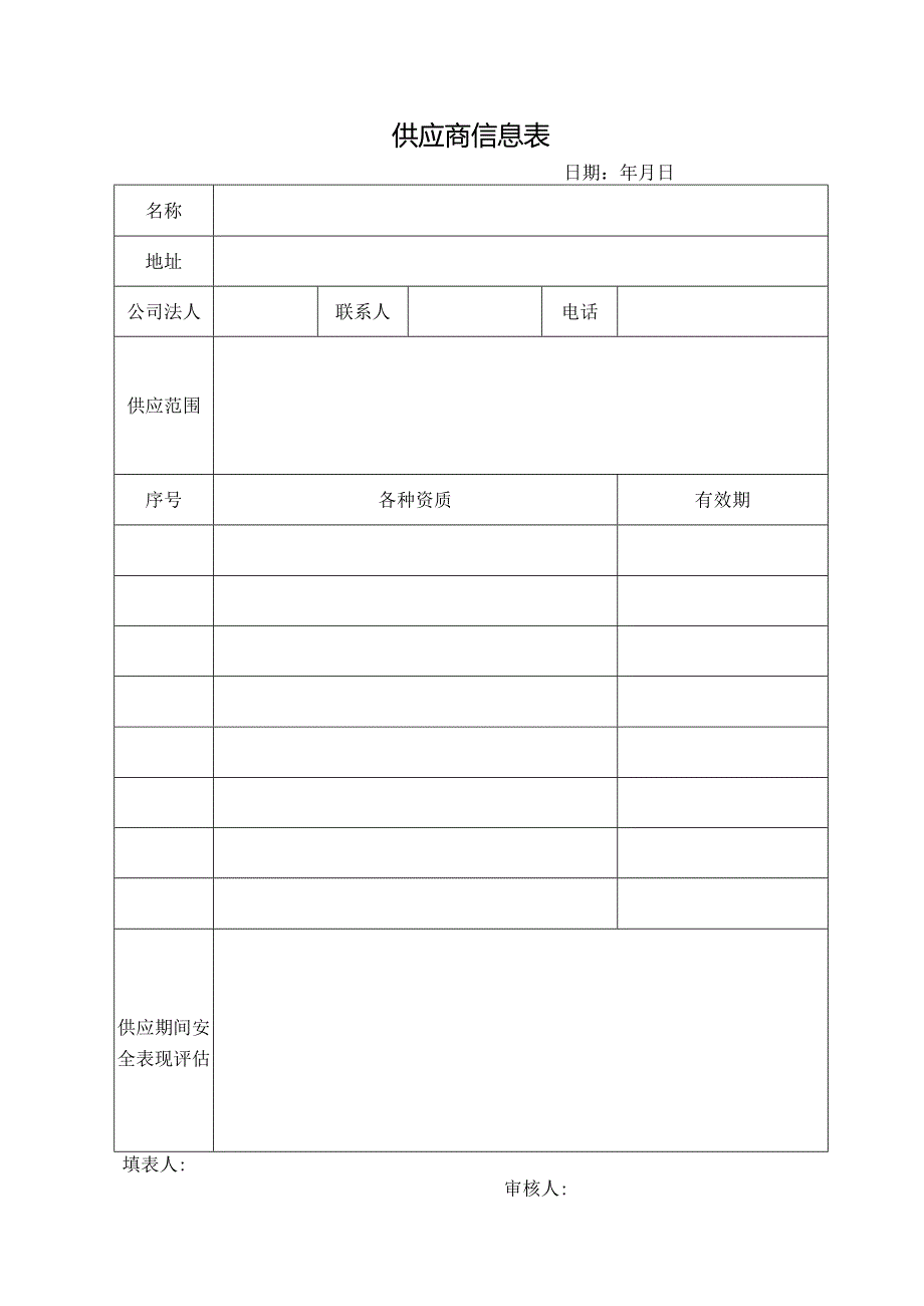 供应商信息表.docx_第1页