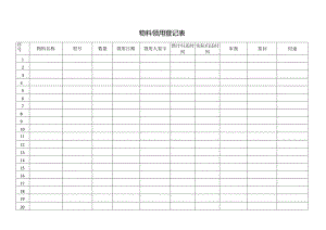 物料领用登记表.docx