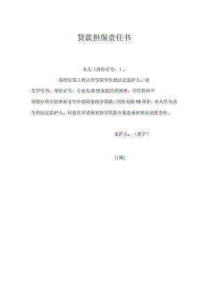 贷款担保责任书.docx