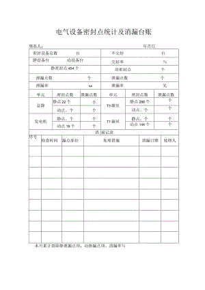 密封点统计及消漏台账.docx