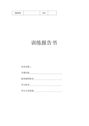 训练报告书.docx