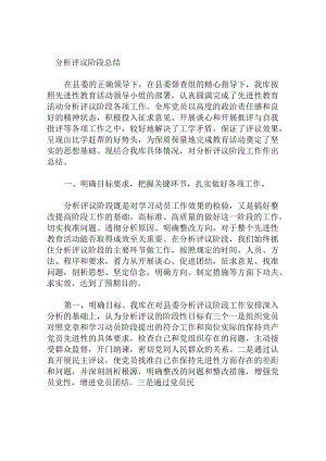 分析评议阶段总结.docx