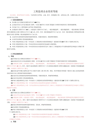 工程监理企业资质等级及业务范围.docx