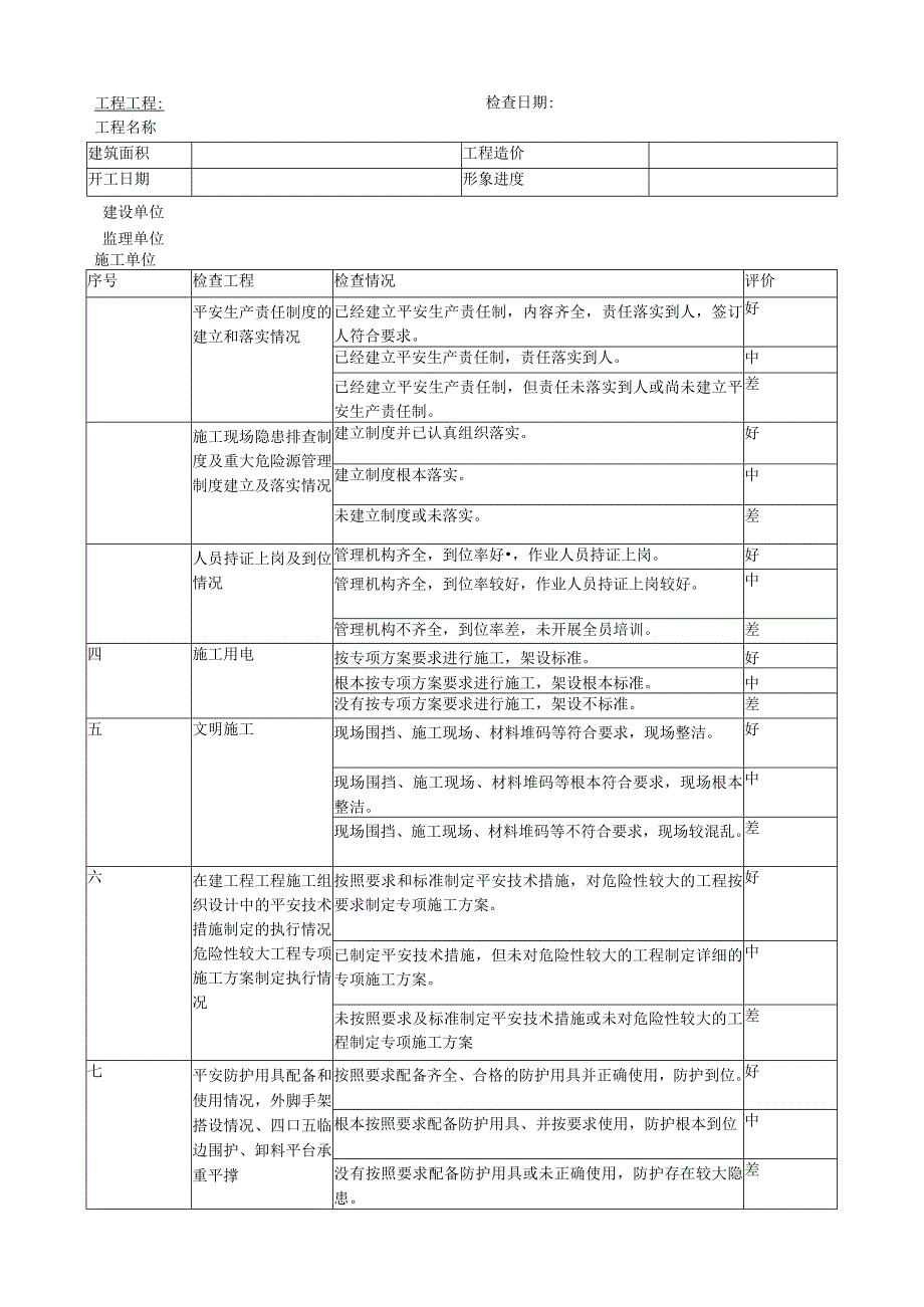 建筑工程质量安全检查表.docx_第2页