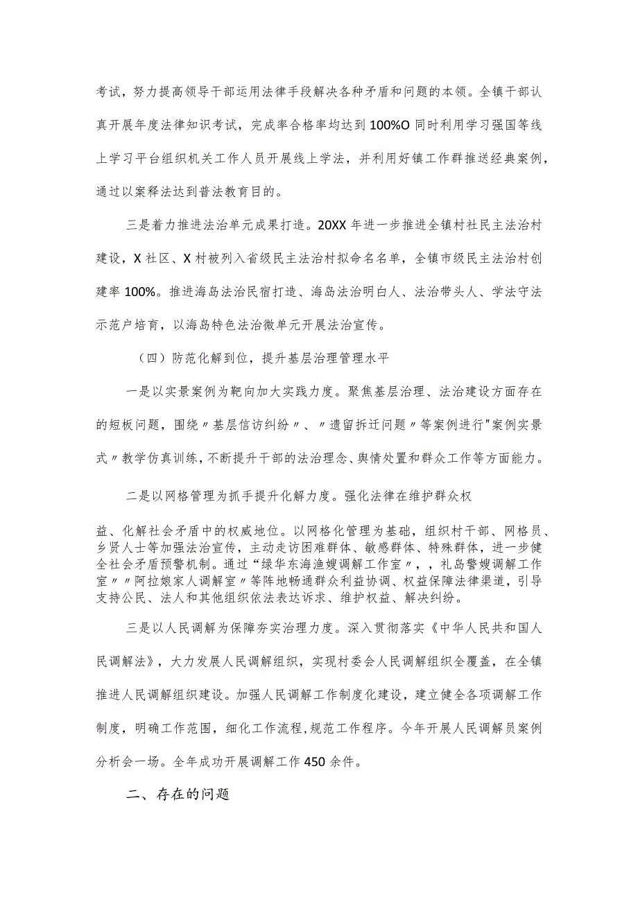 法治政府建设工作总结及2024年工作思路.docx_第3页