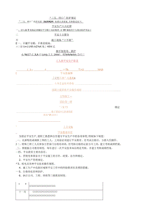 建筑施工工地安全文明标识牌.docx