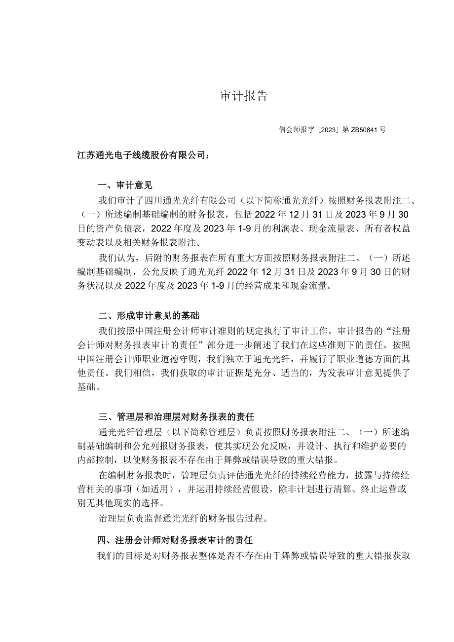 通光线缆：四川通光光纤有限公司审计报告及财务报表.docx_第3页