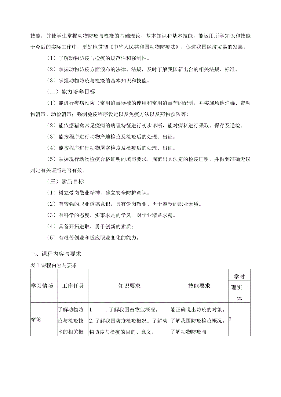 《动物防疫与检疫》课程标准.docx_第2页