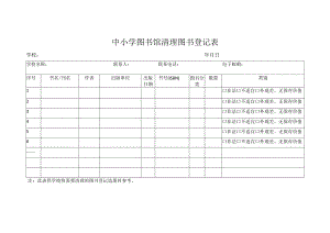 中小学图书馆清理图书登记.docx