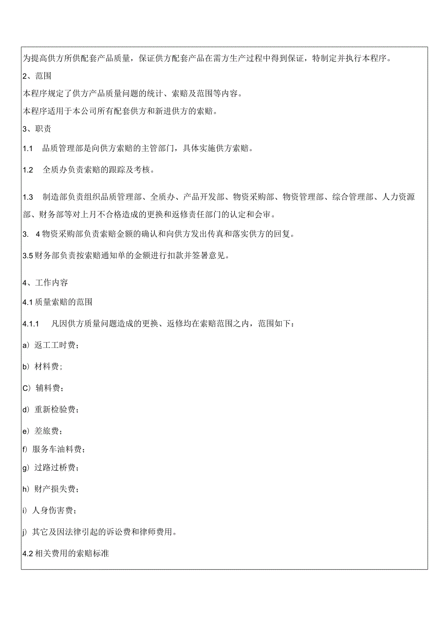 供方产品质量问题索赔管理办法.docx_第2页