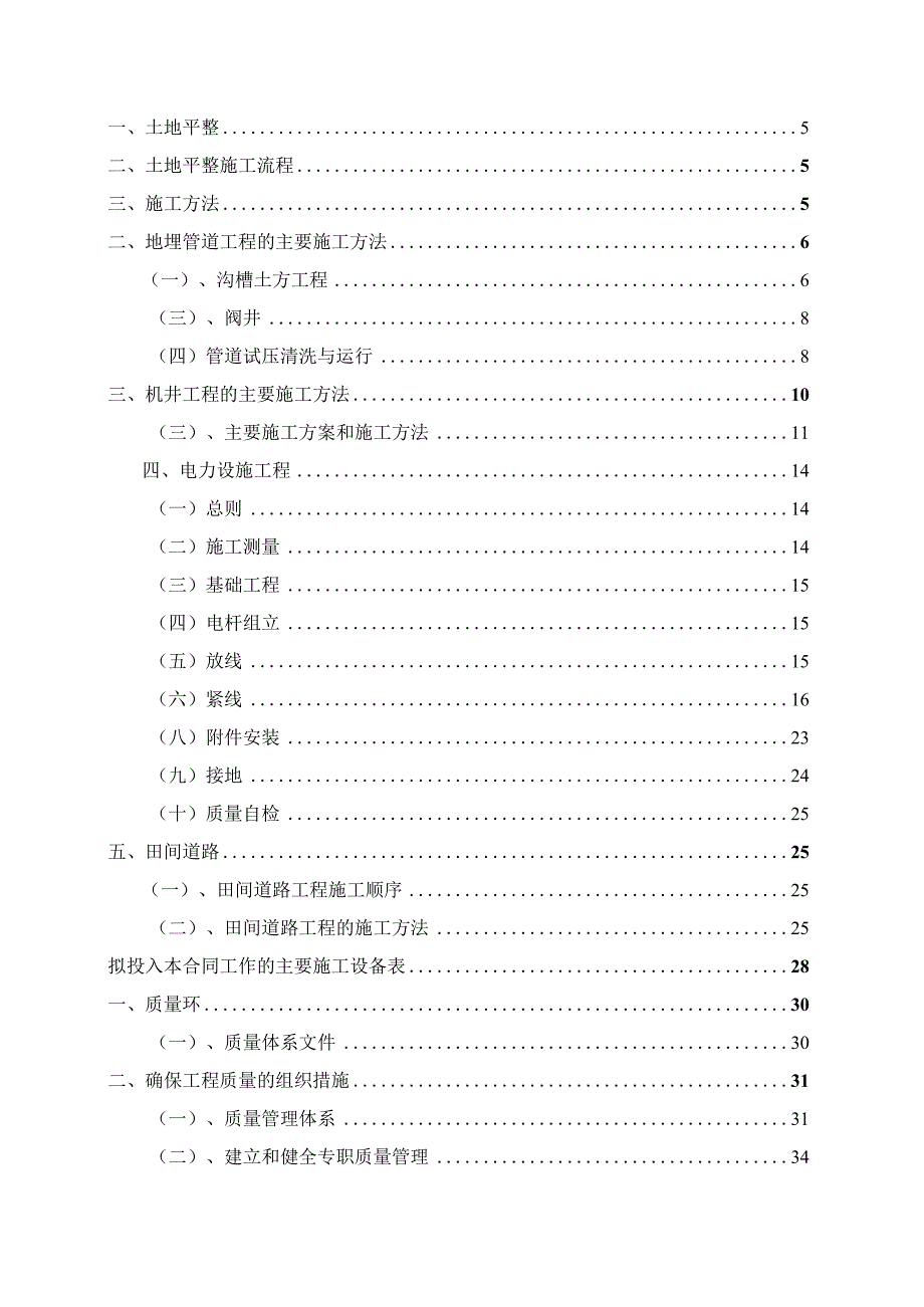 乡村振兴高标准农田耕地平整项目施工组织设计.docx_第2页