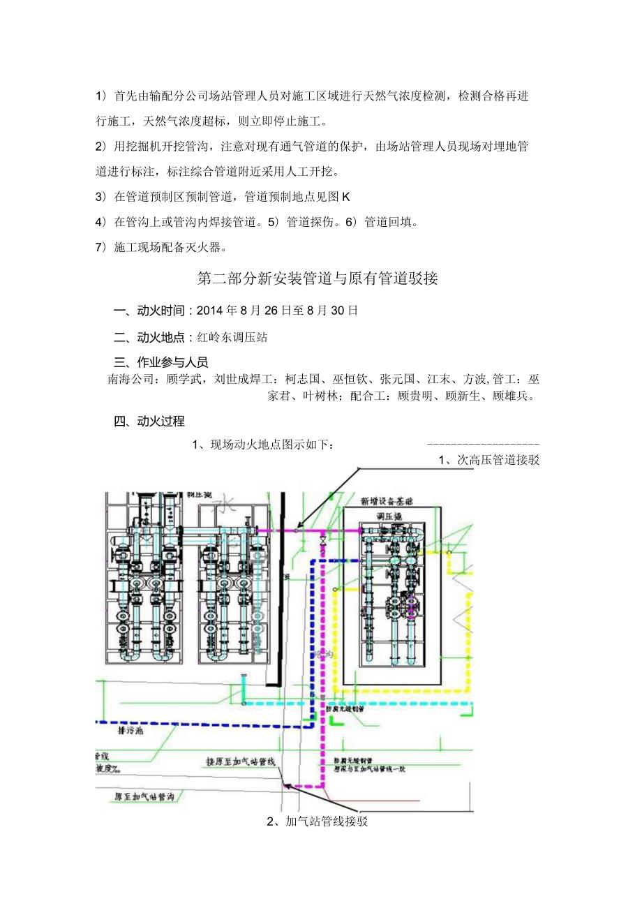 红岭东调压站管道施工【】动火方案【】.docx_第3页