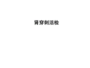 06.肾穿刺活检.ppt