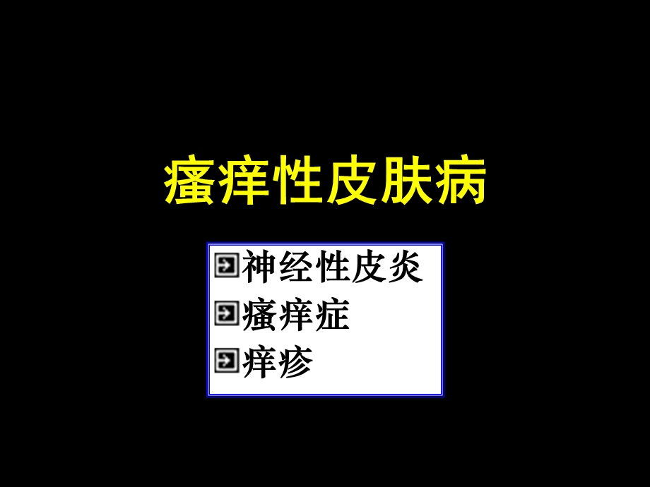 【临床医学】瘙痒性皮肤病.ppt_第1页