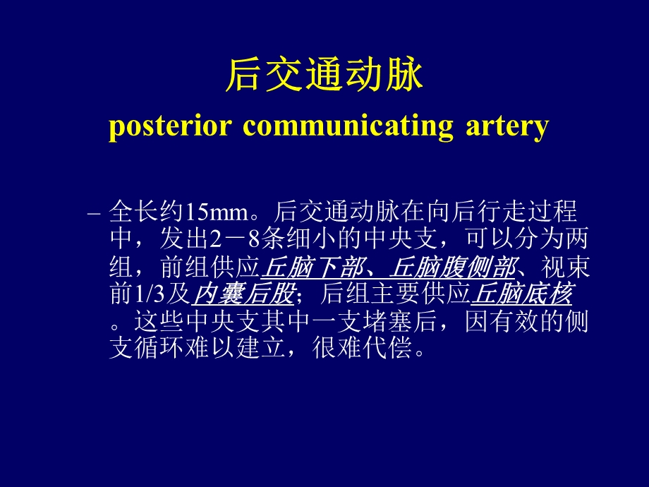 [临床医学]丘脑底节区脑血管解剖.ppt_第2页