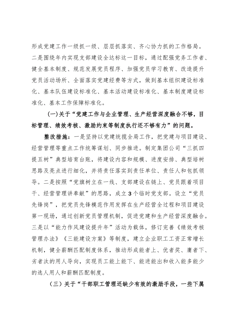 党委书记抓基层党建工作述职评议考核反馈问题整改情况报告.docx_第3页