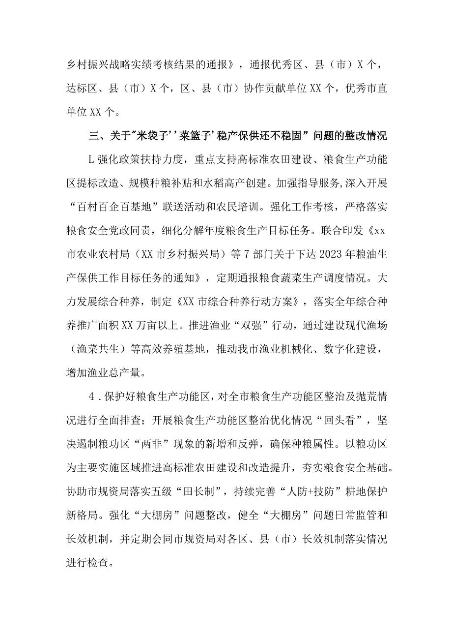 农业农村局（乡村振兴局）党组关于市委巡察整改情况报告.docx_第3页