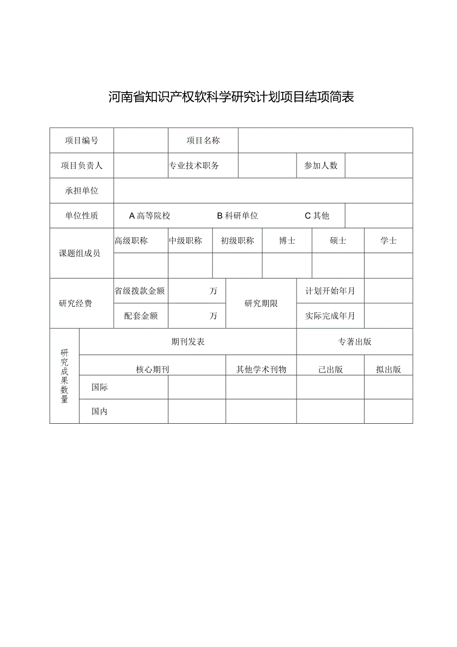 识产权软科学项目结题申请表、结项报告.docx_第3页