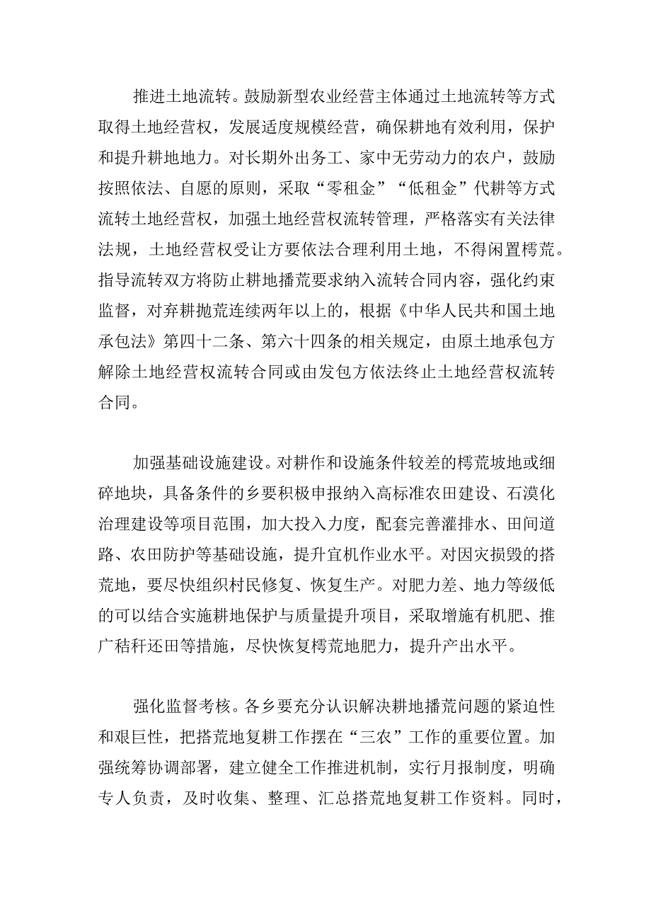 县农村耕地撂荒整治工作方案.docx_第3页