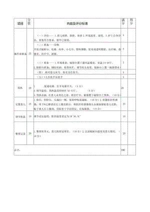 手术室新生儿辐射台操作评分标准.docx