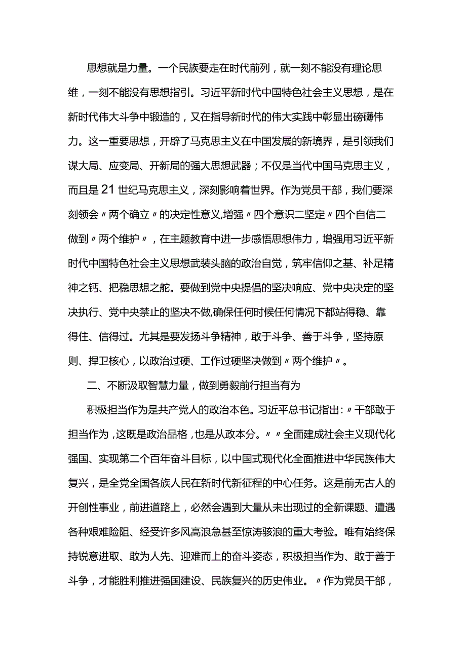 第二批主题教育民主生活会会前学习研讨发言提纲两篇.docx_第3页