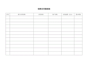 销售合同整理表.docx