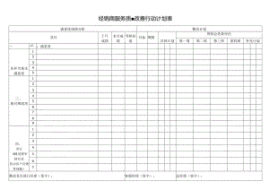 经销商服务质量改善行动计划表.docx