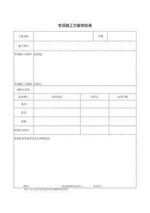 专项施工方案审批表.docx