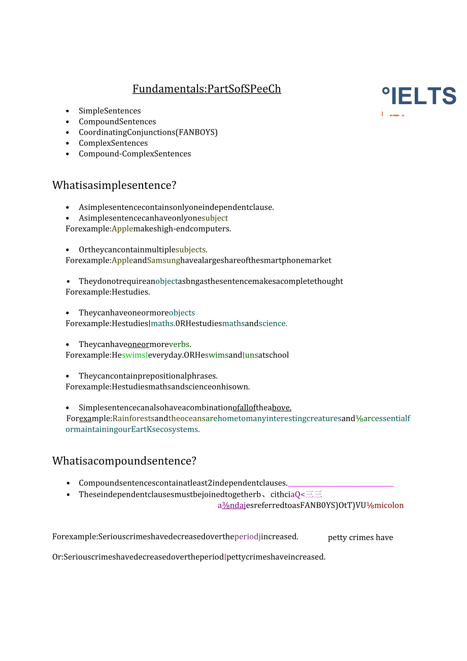 2024剑桥雅思讲义Fundamentals_sentence_structure_document.docx_第1页