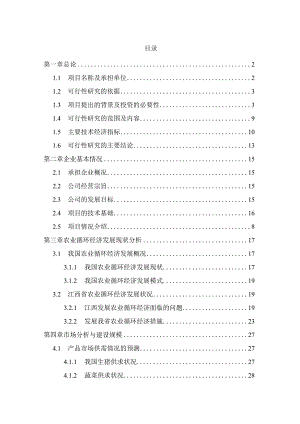 某某地区农业循环经济项目可行性研究报告.docx