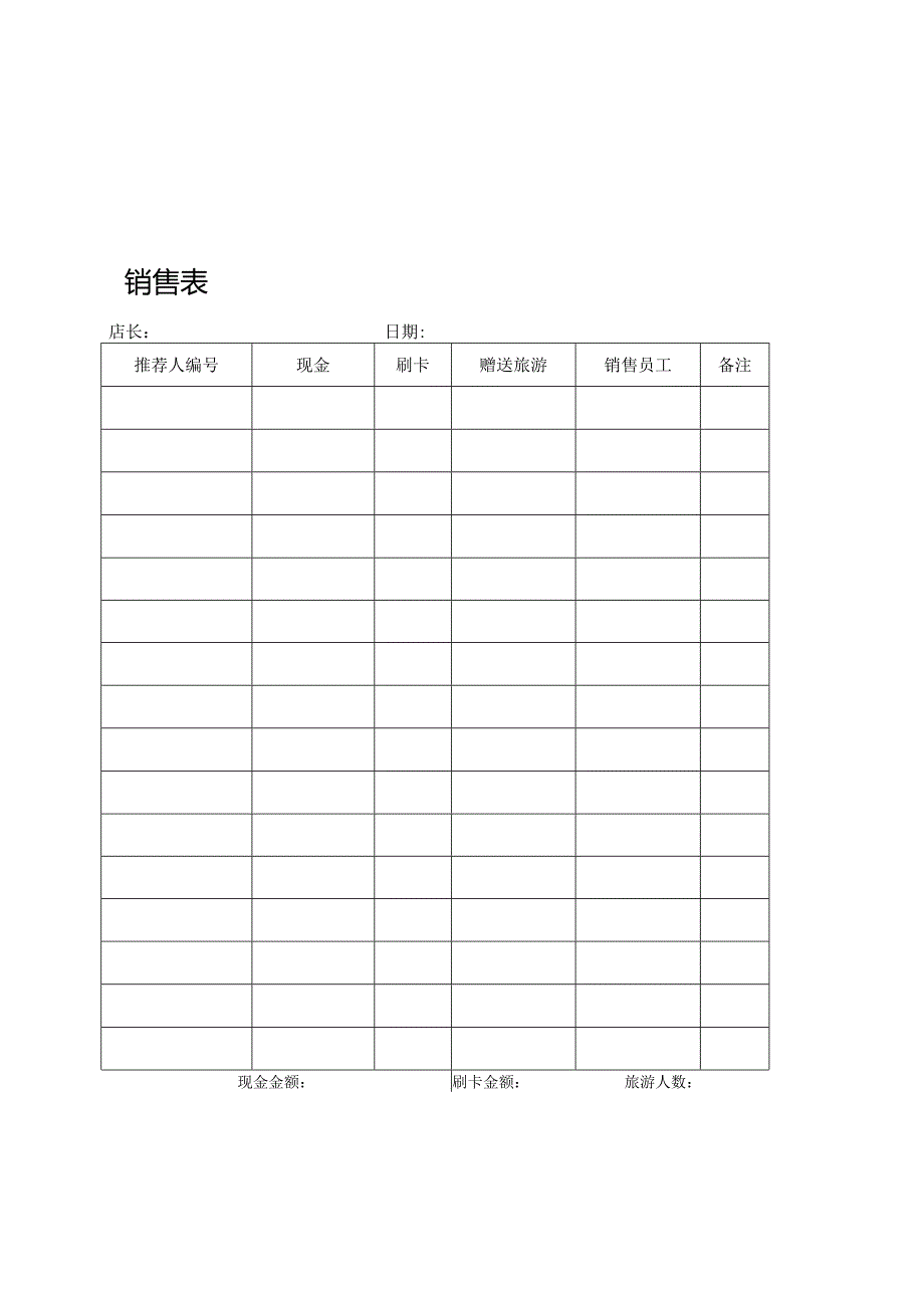 销售表（标准模版）.docx_第1页