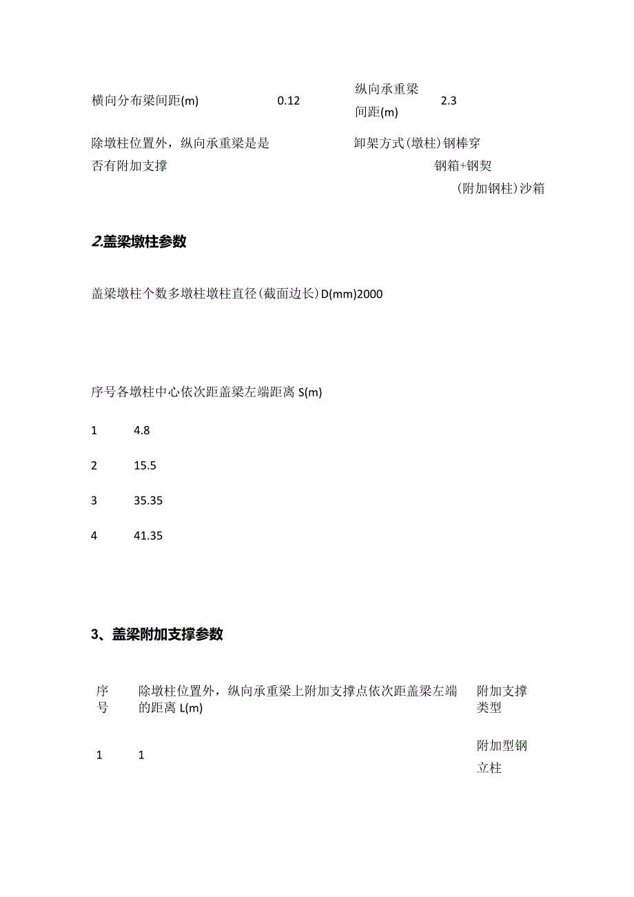 大跨径盖梁穿心钢棒加型钢支撑贝雷梁纵梁支撑体系计算书全套.docx_第2页