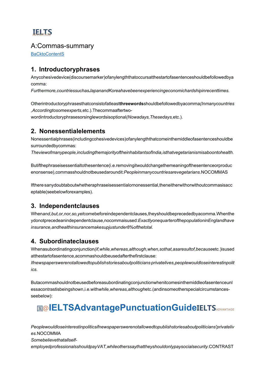 2024剑桥雅思讲义IELTS_Advantage_Punctuation_Guide.docx_第2页