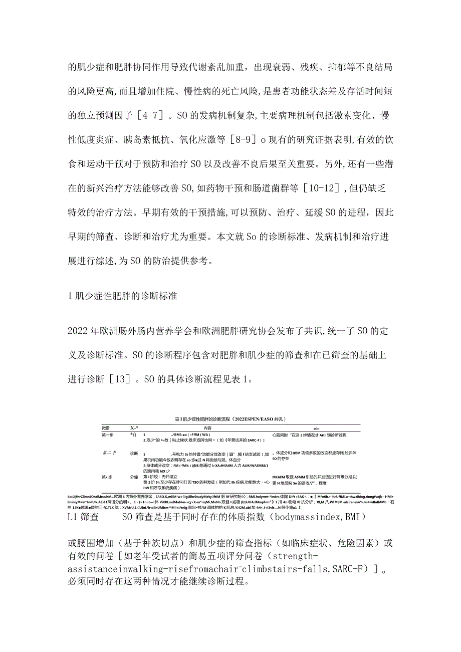 2023肌少症性肥胖的发病机制及诊疗研究进展.docx_第2页