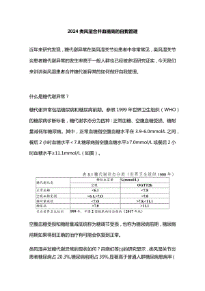 2024类风湿合并血糖高的自我管理.docx