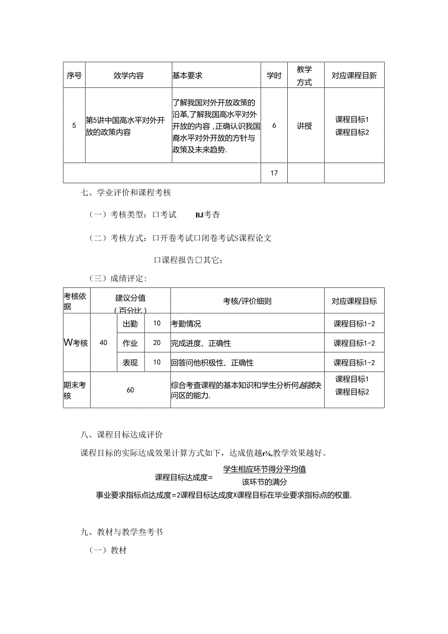 0323S02014-京津冀自由贸易试验区与高水平对外开放-2023版人才培养方案教学大纲.docx_第3页