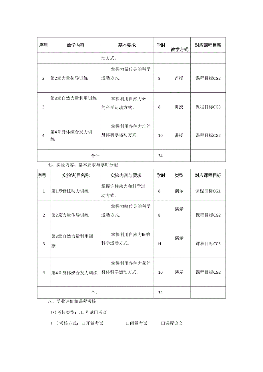 0823S10023-现代舞技术训练1-2023版人才培养方案课程教学大纲.docx_第3页